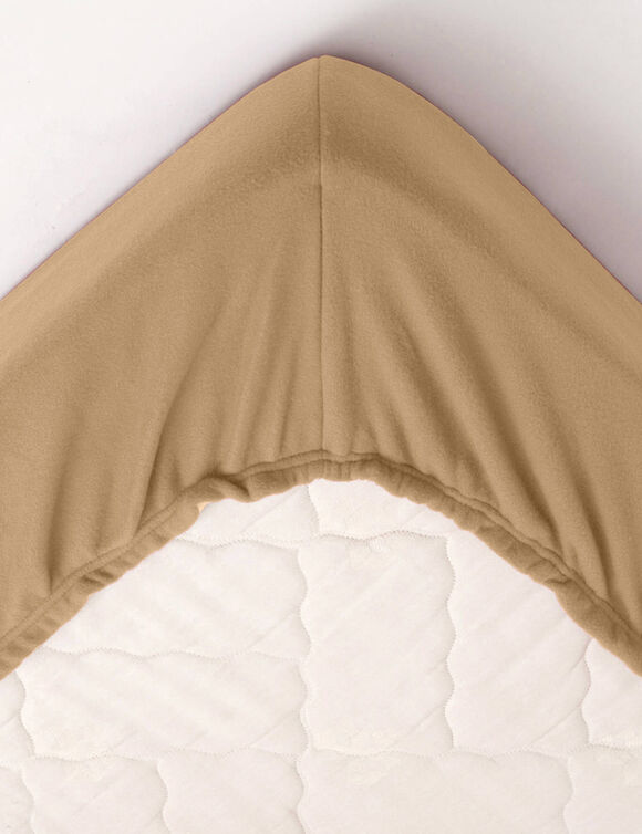 Couverture polaire mi-housse 350 g/m² (sable) Couverture polaire mi-housse 350 g/m² (sable)